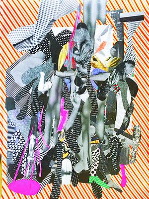 〈廣告看板〉作品原稿2，2021，紙上拼貼，42x59m的封面圖