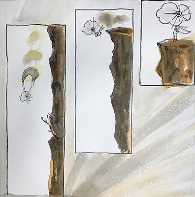 作品六〈學飛3〉