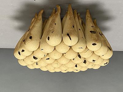 圖148 劉奕堂，〈會〉，雕塑土，45×45×24cm，2021