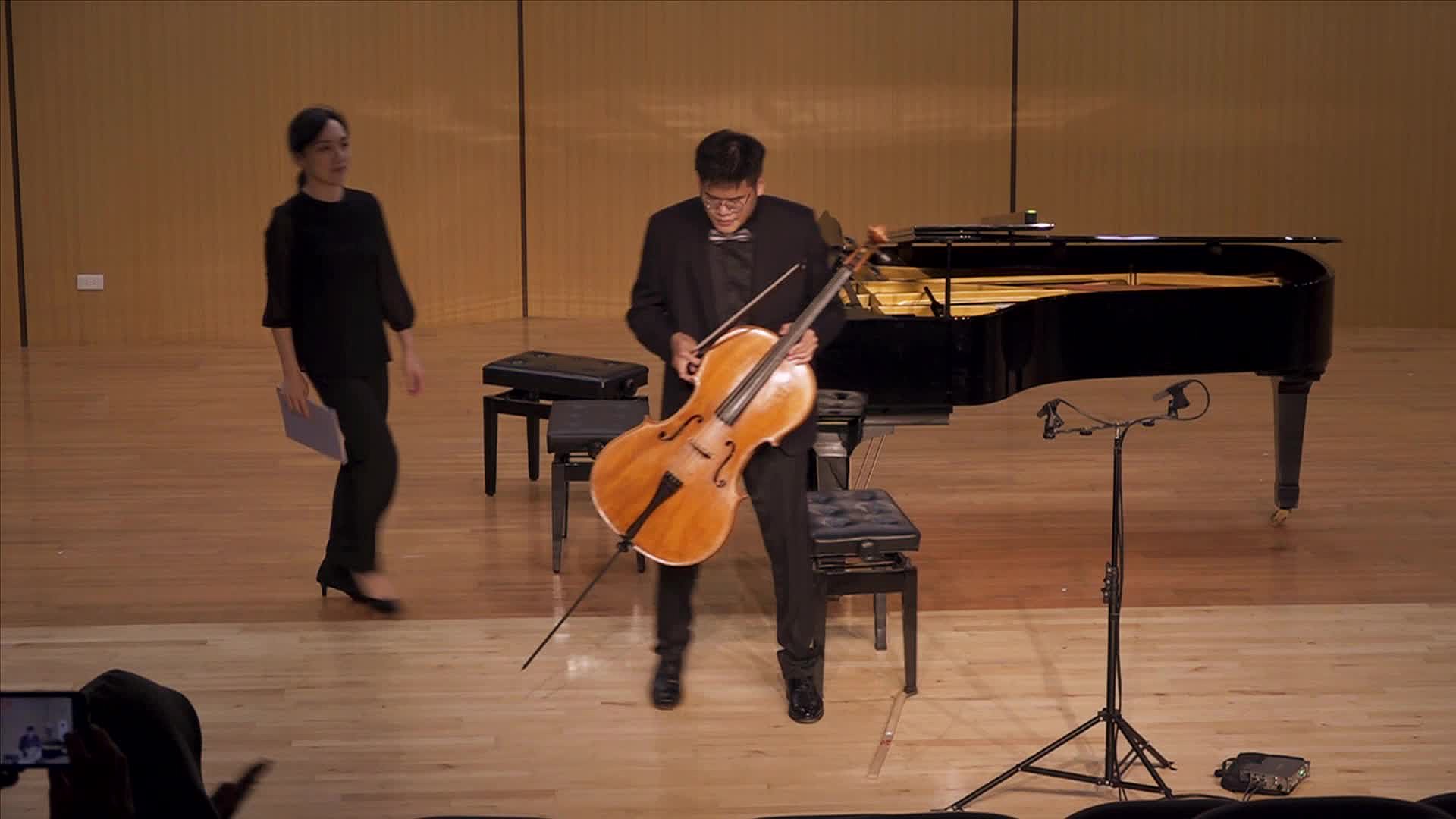 何維倫大提琴獨奏會-04 Ludwig van Beethoven Cello Sonata No3 in A Major op 69