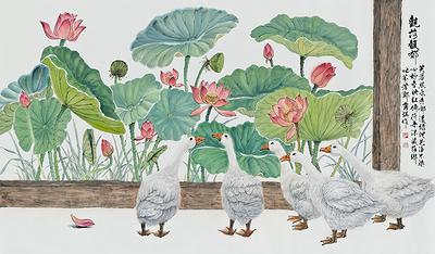 鵝思蕉情－鄭霈琪水墨創作論述