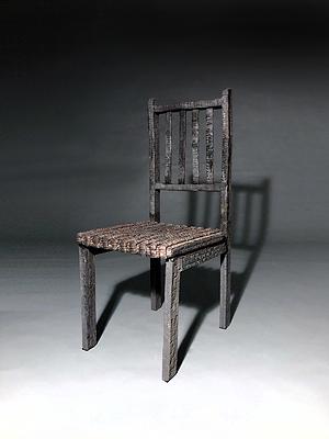 傳統建築元素運用於現代陶藝創作之研究-椅子5修