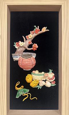 Chinese New Year elegant objects paintings: A Study on Koji Pottery Creation's Cover