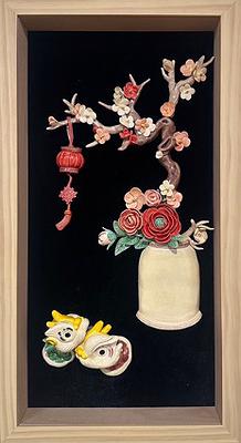 Chinese New Year elegant objects paintings: A Study on Koji Pottery Creation's Cover