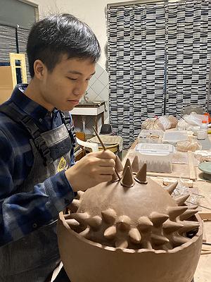 圖120 複數單元體接合於作品基座