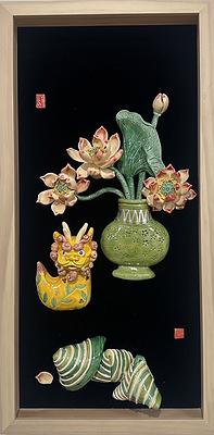 Chinese New Year elegant objects paintings: A Study on Koji Pottery Creation's Cover