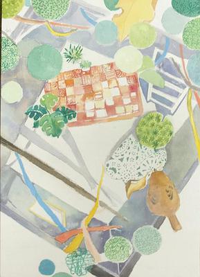 繪畫的識與視－潘家榆創作研究 16〈回〉