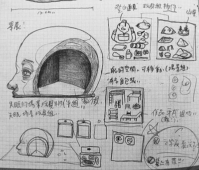 14腦不停場景組模型草圖