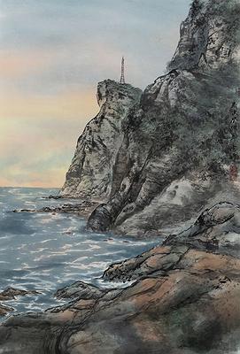 Gorgeous Craggy Rocks，Beautiful Scenery The Research of Landscape Art of Taiwanese North Coast in Ink Painting's Cover