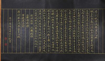 12.泥金心經