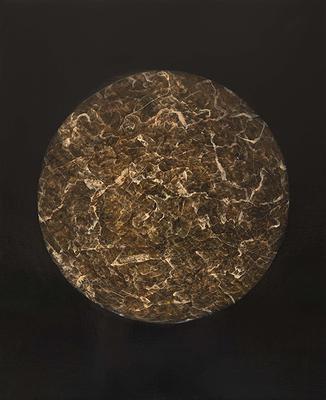 浮動景緻－變形風景之空間部署 圈內_2013   oil on canvas  65x53 cm