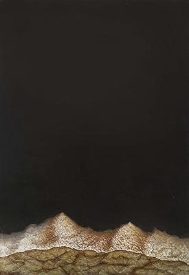 浮動景緻－變形風景之空間部署 切面-II_162.0-×-112.0-cm