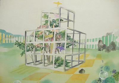 繪畫的識與視－潘家榆創作研究 20〈向陽重生〉