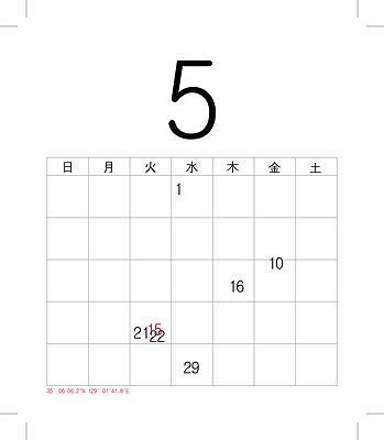 7.5 星圖五月