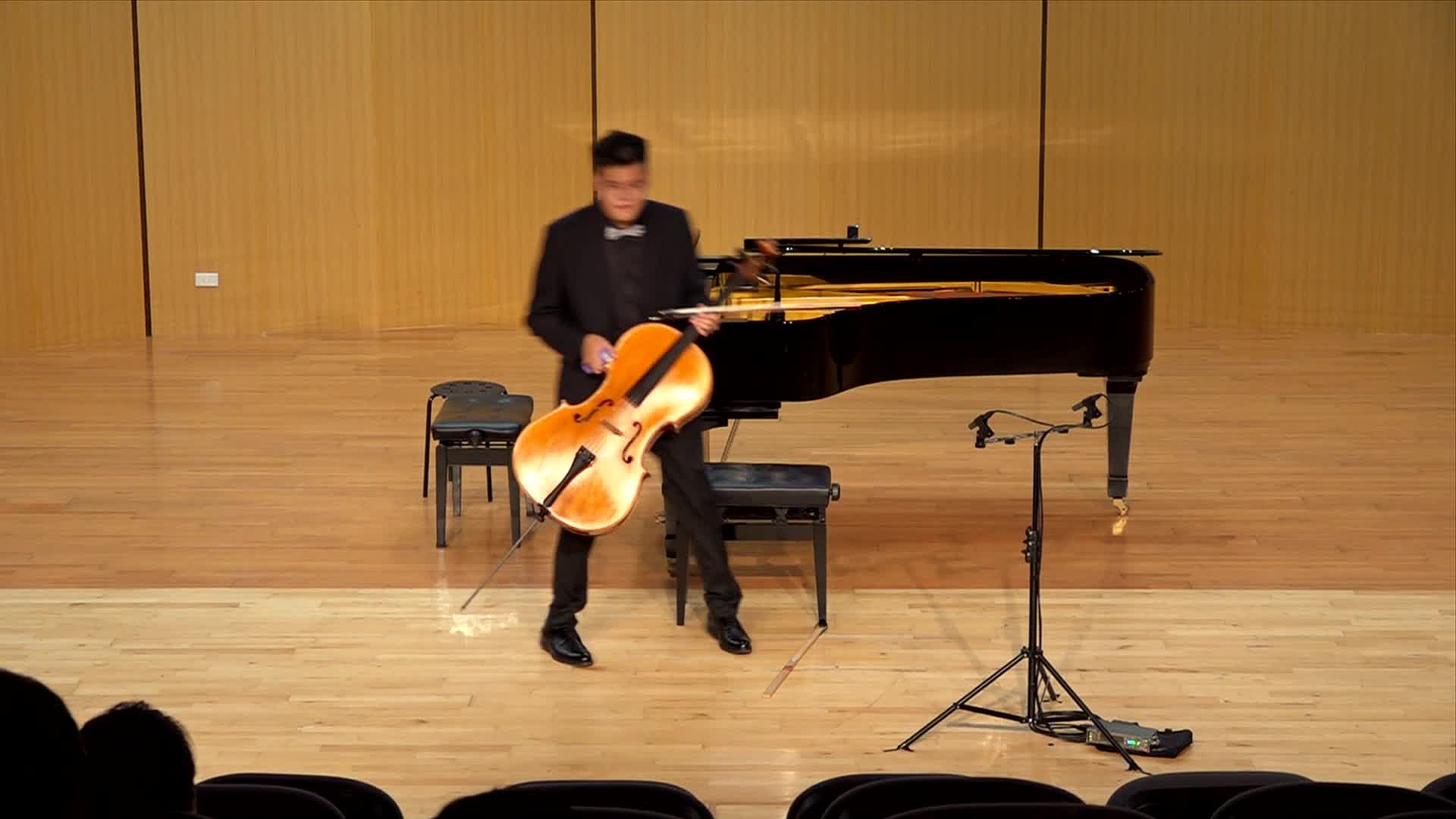 何維倫大提琴獨奏會-02 Jean Sibelius Theme and Variations for Solo Cello