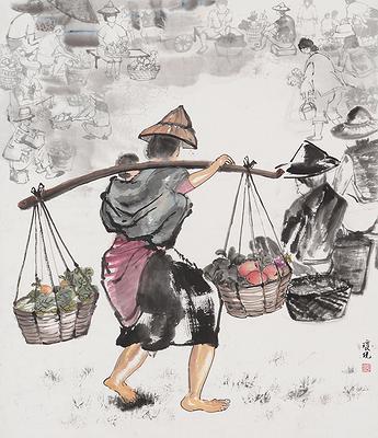 慈暉寓象─水墨畫創作研究-1的封面圖