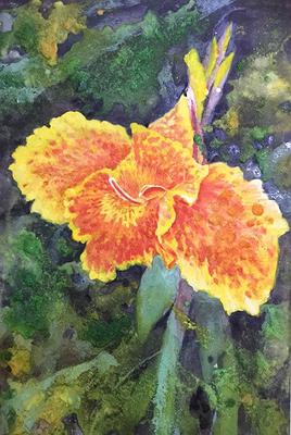 圖18徐麗敏〈美人蕉〉