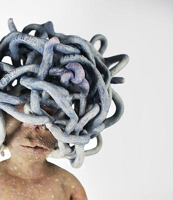 結與解--陳育儀陶藝創作論述-「思緒」之一局部的封面圖