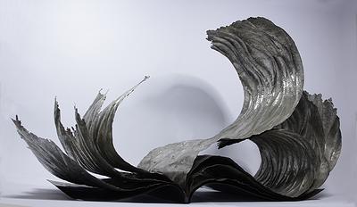 浪跡於形-南宇陽金工創作論述-航海記事-浪湧-1
