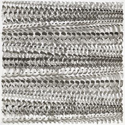 浪四步（三） 120×120cm  墨.宣紙.裱板   2015