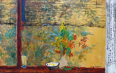 草本-小路    180x270cm(3連屏)