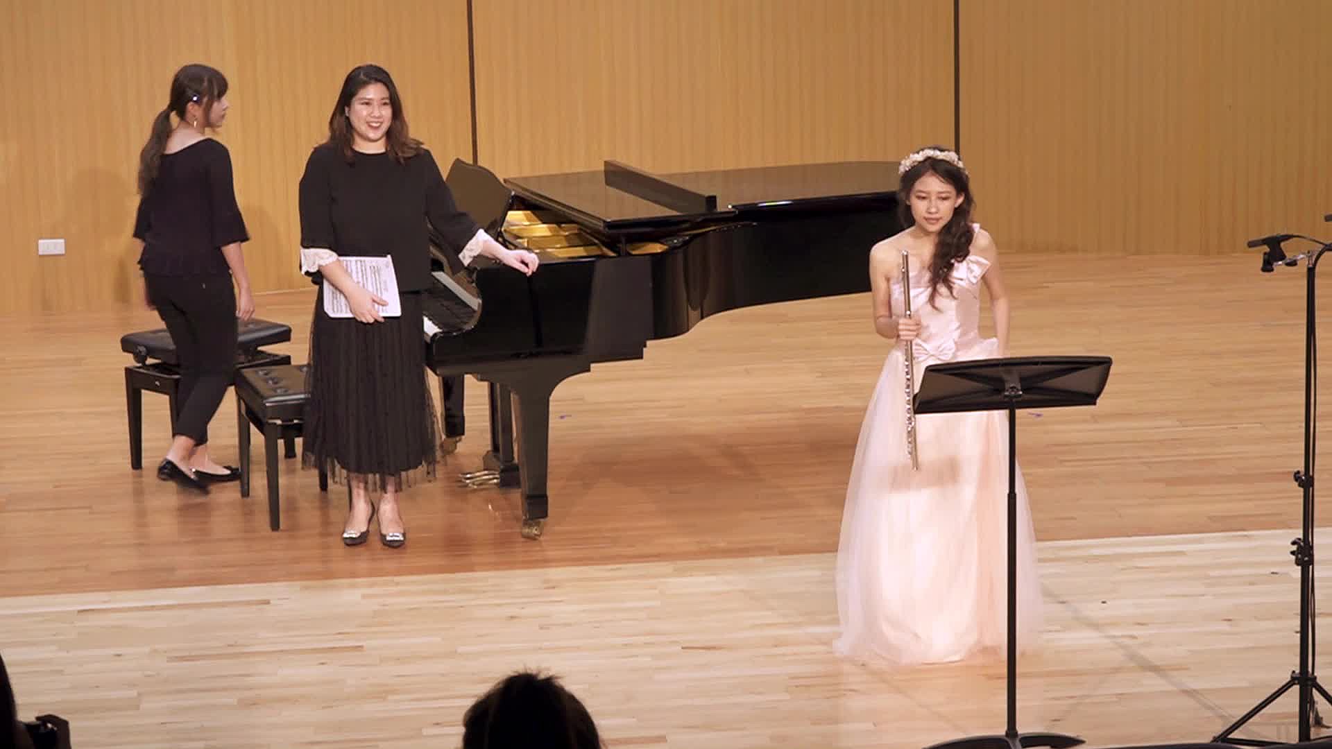 江貞儀長笛獨奏會-02 W Gieseking Sonatine for Flute and Piano