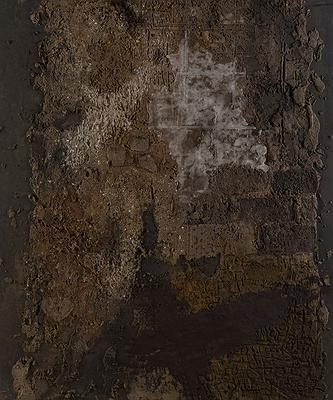 〈牆〉，150x123cm的封面圖