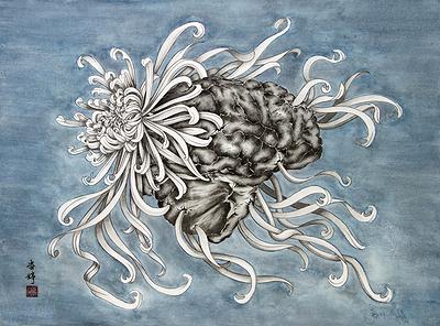 固著，44.4×60cm，2014年的封面圖