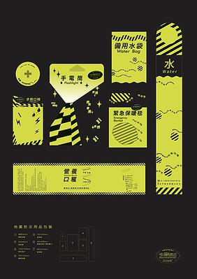 圖 4-4-1《保包 Bao Bao》防災用品包裝設計總覽