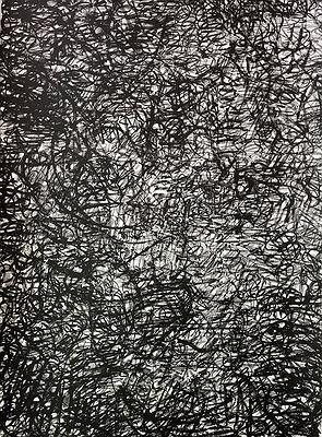 〈磨〉，2020，油墨、紙，39.2 cm × 54.35 cm.