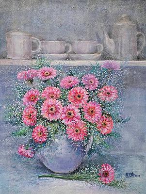 Floral Resonance and Subtle Traces: A Discourse on Huang Jih Hsiang’s Floral Oil Paintings's Cover