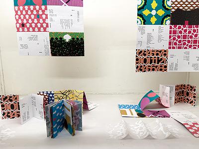 《漾蕩後》書籍設計展示區