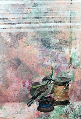 繪畫的識與視－潘家榆創作研究 09〈窗的系譜01〉(下)