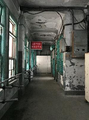 〈迷網之境〉，2018，漁網、繩子、樹酯、Antari ICE-101、ARRI燈-1