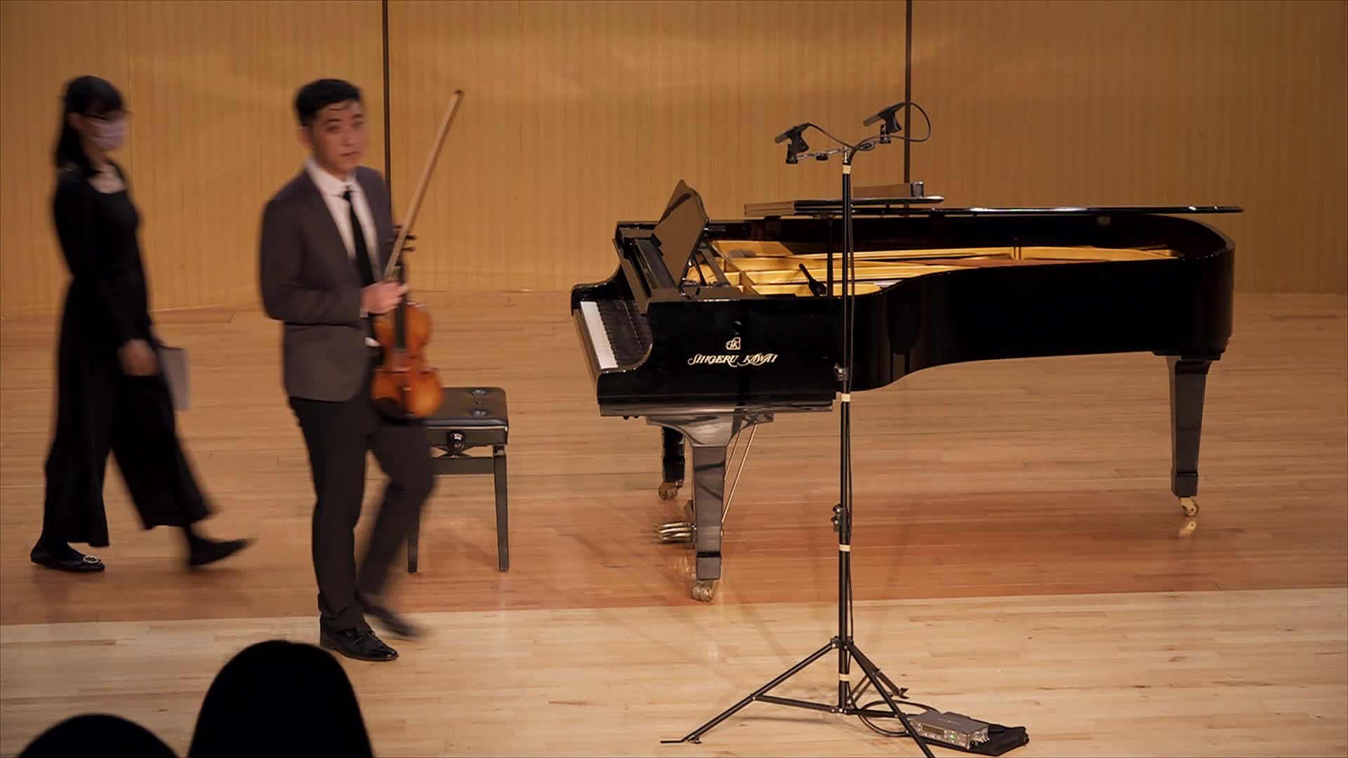 劉彥廷小提琴獨奏會-01 Tomaso Antonio Vitali Léopold Charlier Chaconne in G minor from The Well Tempered Clavier Book II no14