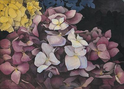 2013，〈這些‧那些〉，膠彩，28.5×39.5cm
