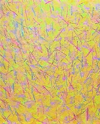 吳淑幸《黑色崛起》II系列作五件-3，五聯幅，複合媒材：壓克力底，油畫，油畫棒，2020吳淑幸攝影