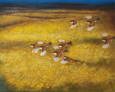 許深州膠彩繪畫藝術之研究 02歲歲平安