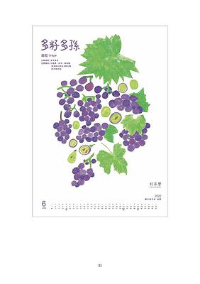好果曆–臺灣吉祥水果月曆創作研究