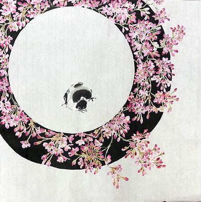 _莊壹竹-孤獨情調III-50×50cm2022紙本