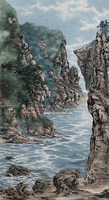Gorgeous Craggy Rocks，Beautiful Scenery The Research of Landscape Art of Taiwanese North Coast in Ink Painting's Cover