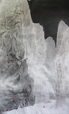 灰澀境‧遇─林佳諭彩墨創作研究-20
