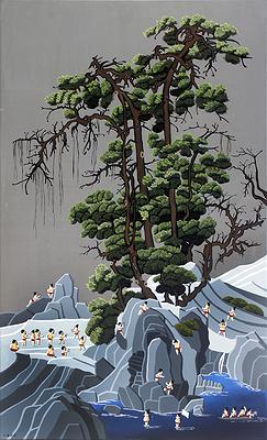 登小高 油彩畫布的封面圖