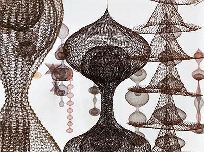 露絲愛子阿薩瓦，編織雕塑作品的封面圖