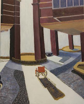 4-7中庭裡的輪椅