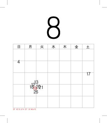 7.8 星圖八月