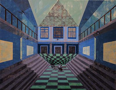 吳翠玲，〈Para-paradise〉，2012，91cm x 116.5cm，油彩 畫布的封面圖