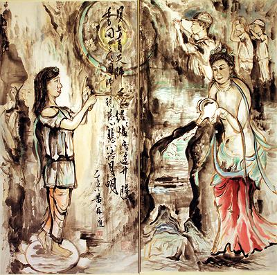 福智讚頌集-異想世界水墨創作研究-10