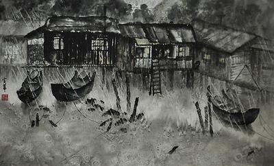 作品十六＜天黑雨起＞的封面圖