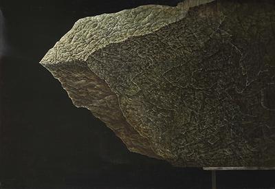 浮動景緻－變形風景之空間部署 群_2013  oil on canvas  162.5×112 cm